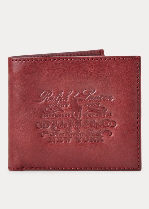 Men's Polo Ralph Lauren Heritage Leather Wallet | 017625JSV